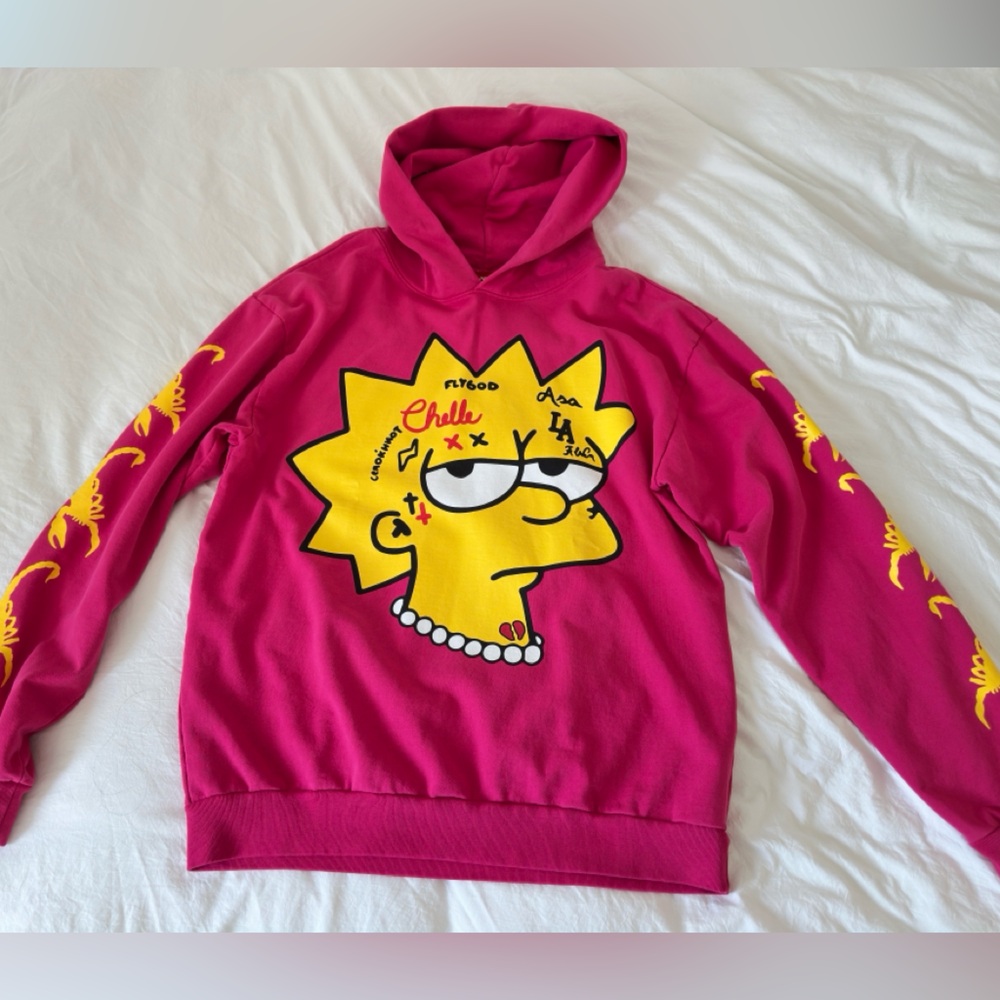 WestSide Gunn RARE Super LISA Fashion Rebels Men’s Streetwear Hoodie Pink